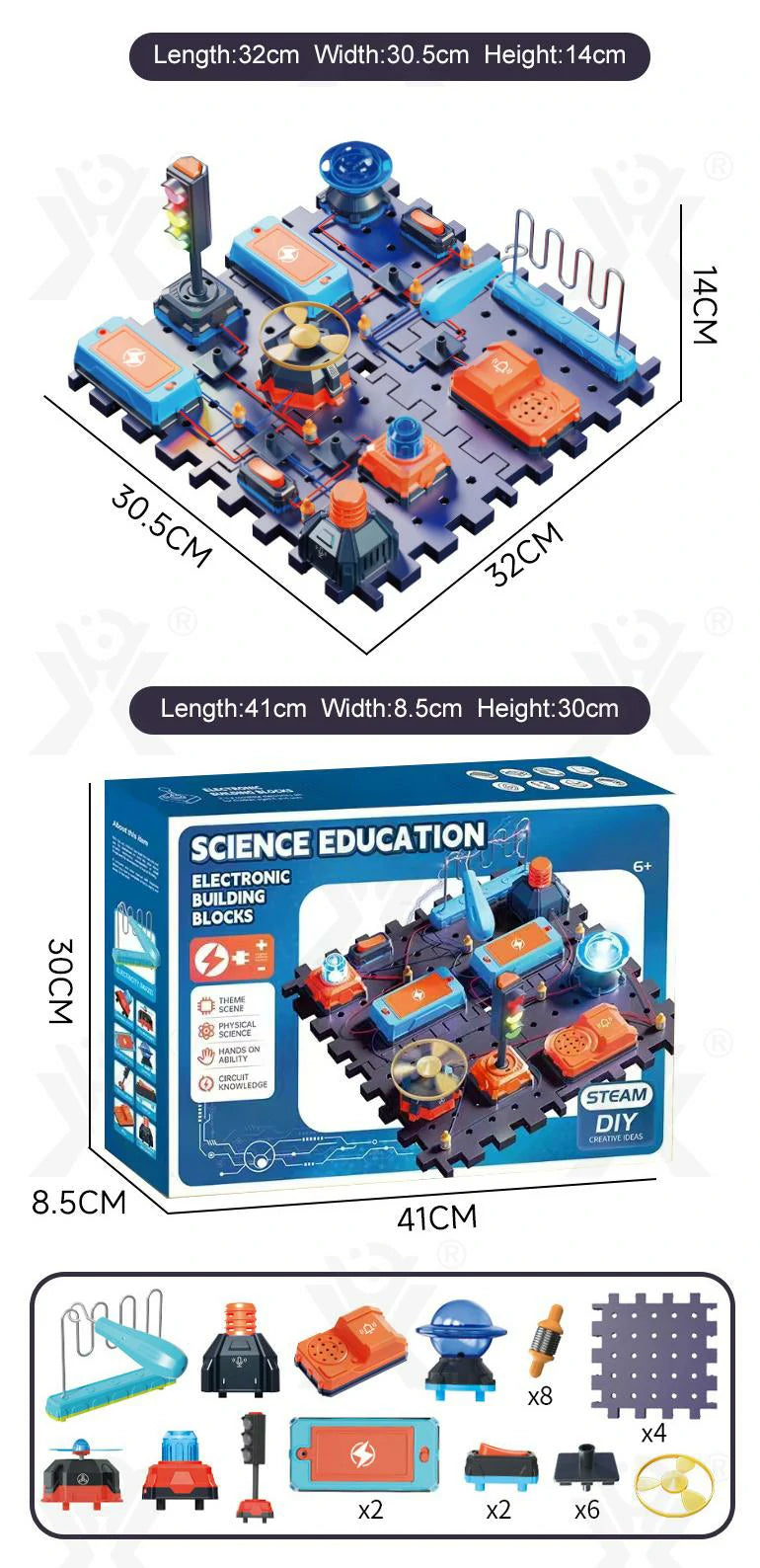 STEM educational toys,electronic building blocks